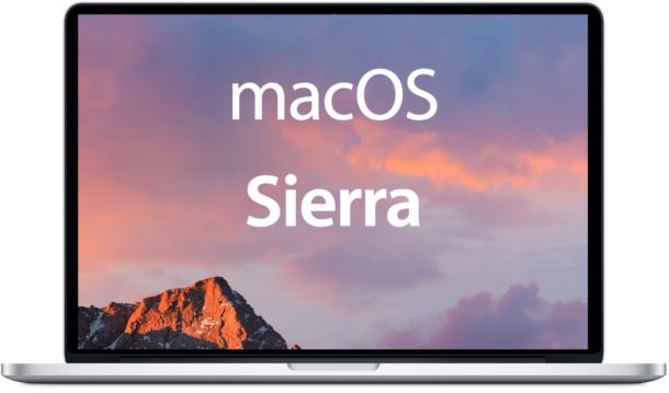 Sierra on Mac